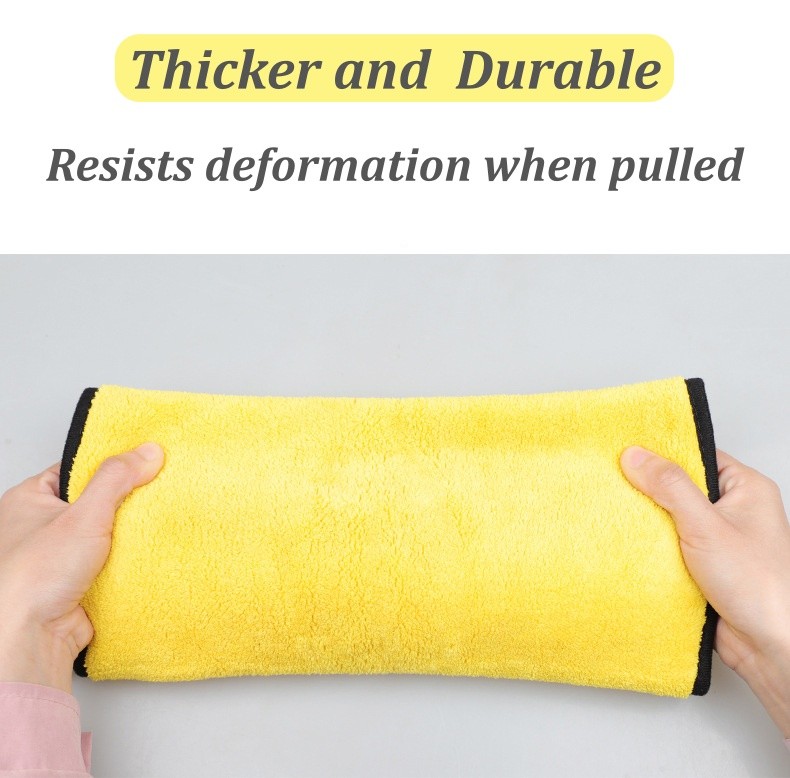 5pc Microfiber Cleaning Cloth Extra Thick Rag Car Wash Polishing Detailing Towel