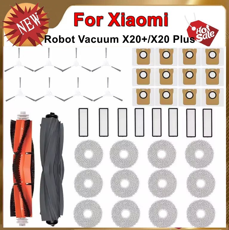 For Xiaomi Robot Vacuum X20+ / X20 Plus Robot Vacuum Cleaner Replacements Parts