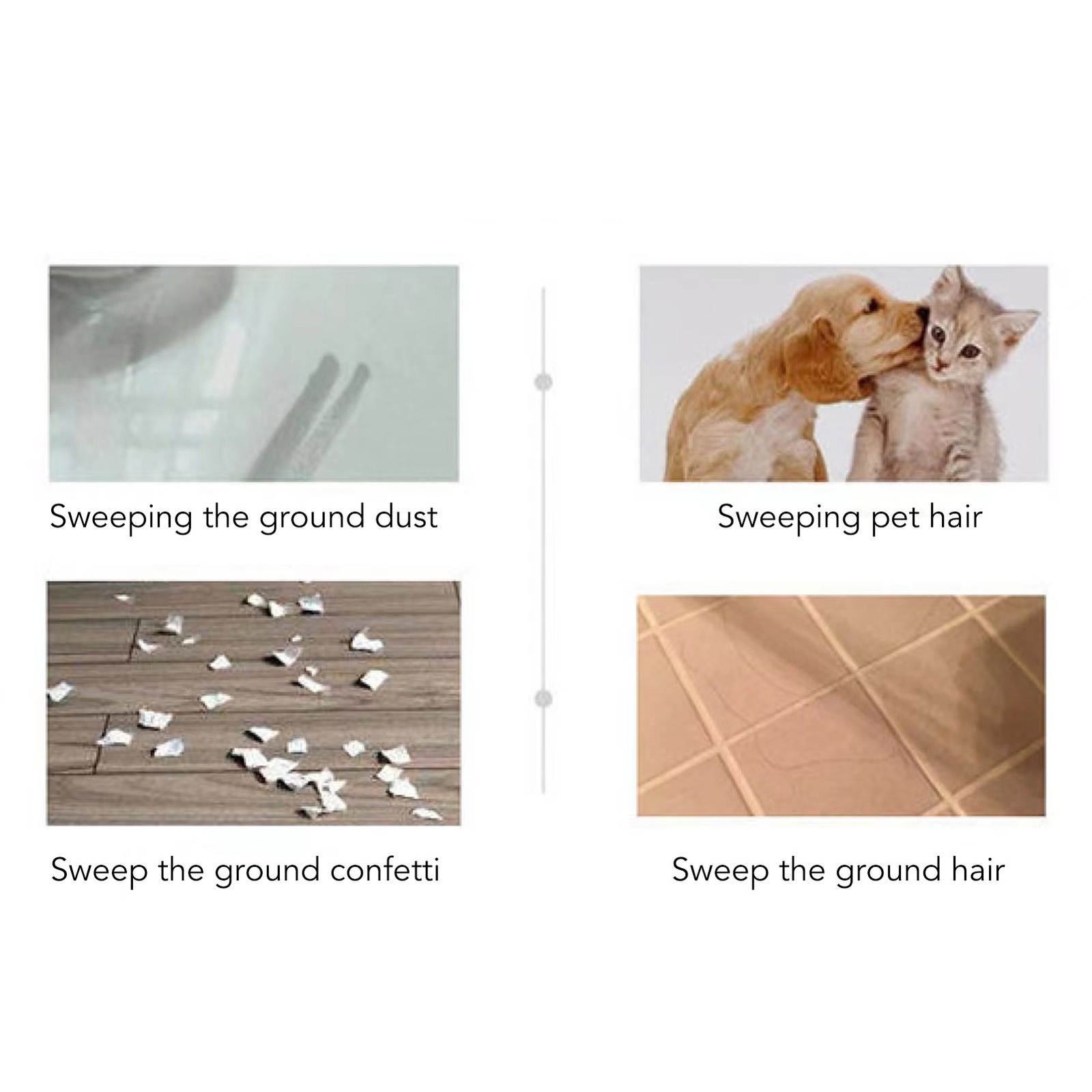 Smart Robot Vacuum Cleaner Multifunctional USB Charging Mini For Wooden Floor
