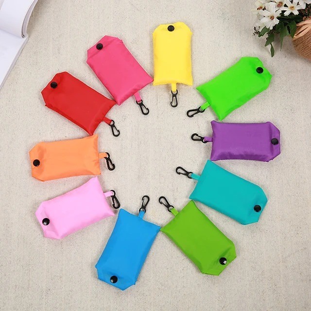 Reusable Foldable Shopping Bag Eco Grocery Tote Bag Portable Fold Away Carry Bag