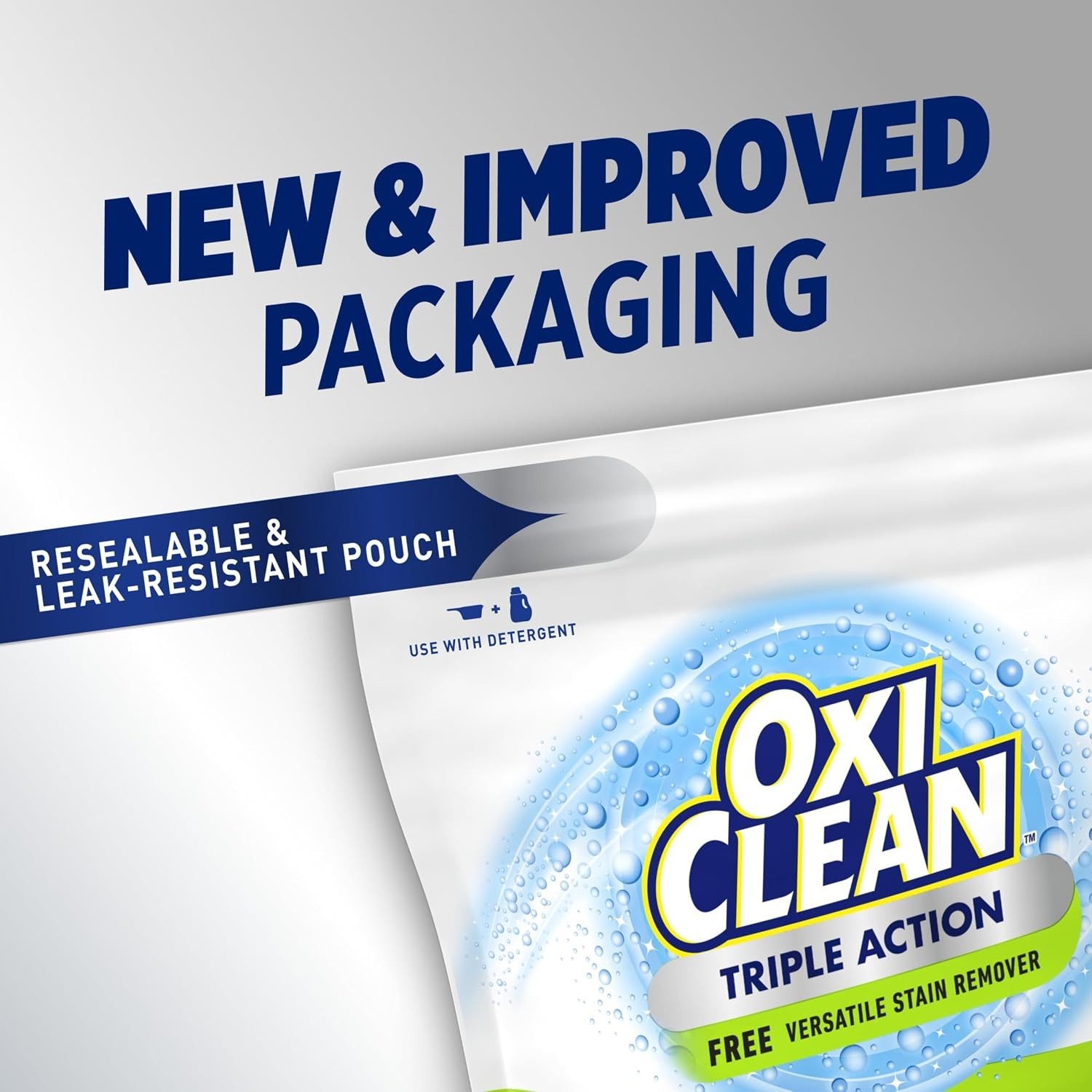 Triple Action Free Versatile Stain Remover Powder, 4 lbs | Use with Detergent…