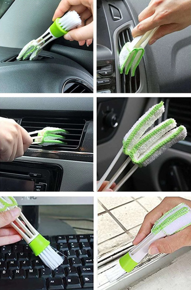 1 pc Double-Head Car Washing Brush – Dual-Sided, Scratch-Free Cleaning Tool