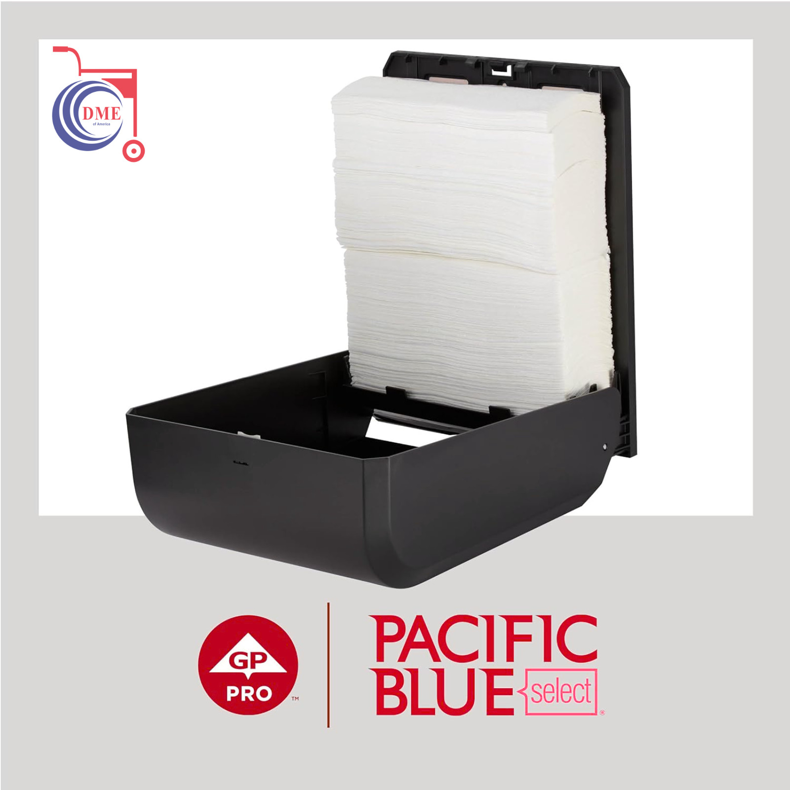 Pacific Blue Select Multifold Premium 2-Ply C-Fold Paper Towels 9.2 in x 9.4 in
