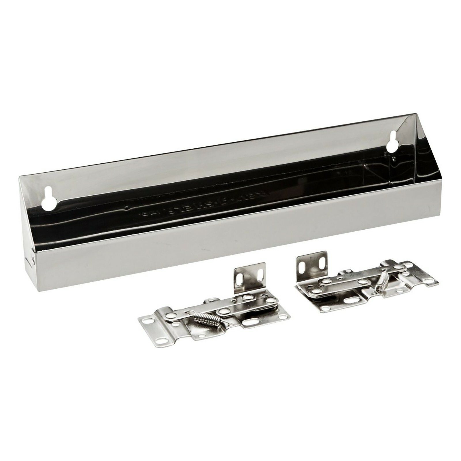 Rev-A-Shelf Stainless Steel Tip-Out Tray with Hinges, 11-1/4″ Inch, 6581-11-5 SS