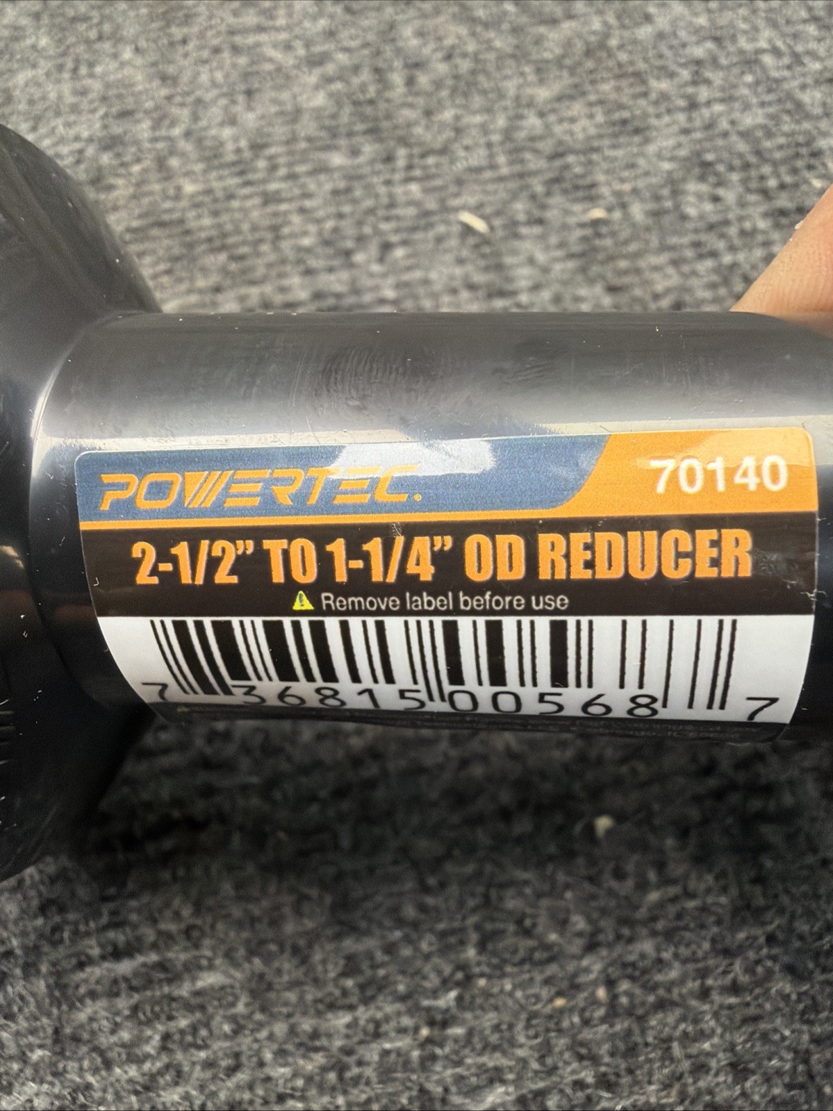 POWERTEC 2-1/2″ to 1-1/4″ Hose Reducer Dust Collector Adapter (70140)