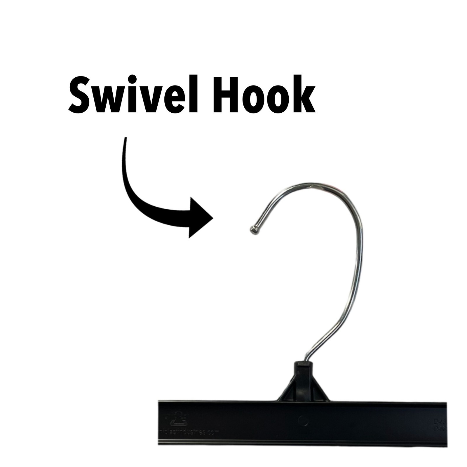 Black Clothes Hangers 10″ For Pants – Lot of 200 SALE 50% OFF (IT#52)