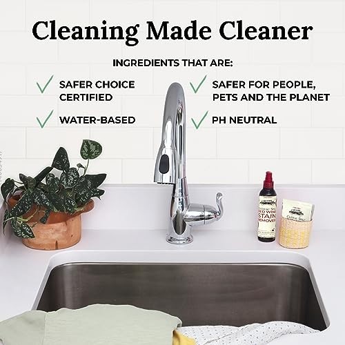 Wine Stain Remover Spray – Laundry & Carpet Cleaner – EPA Safer Choice – 4 Fl Oz