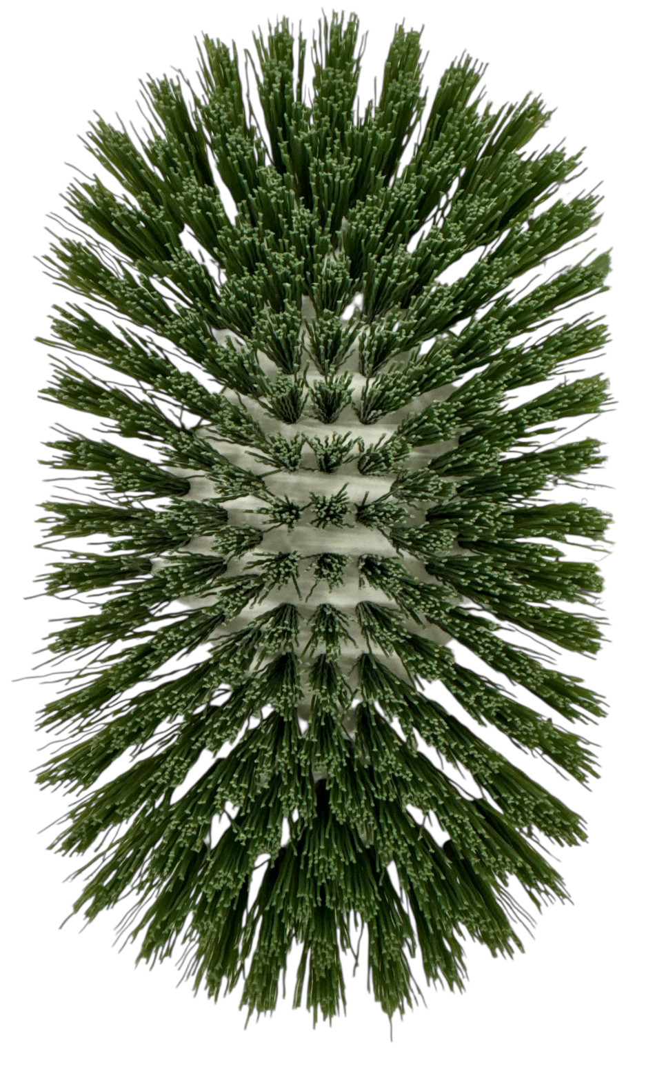 New IKEA PEPPRIG Green Bristle Refill Brush Head 17×9 cm (6 ¾x3 ½ “) 605.676.17