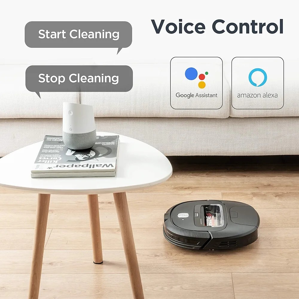 Eureka Groove Robot Vacuum Cleaner, Wi-Fi Connected, App, Alexa & Remote Control