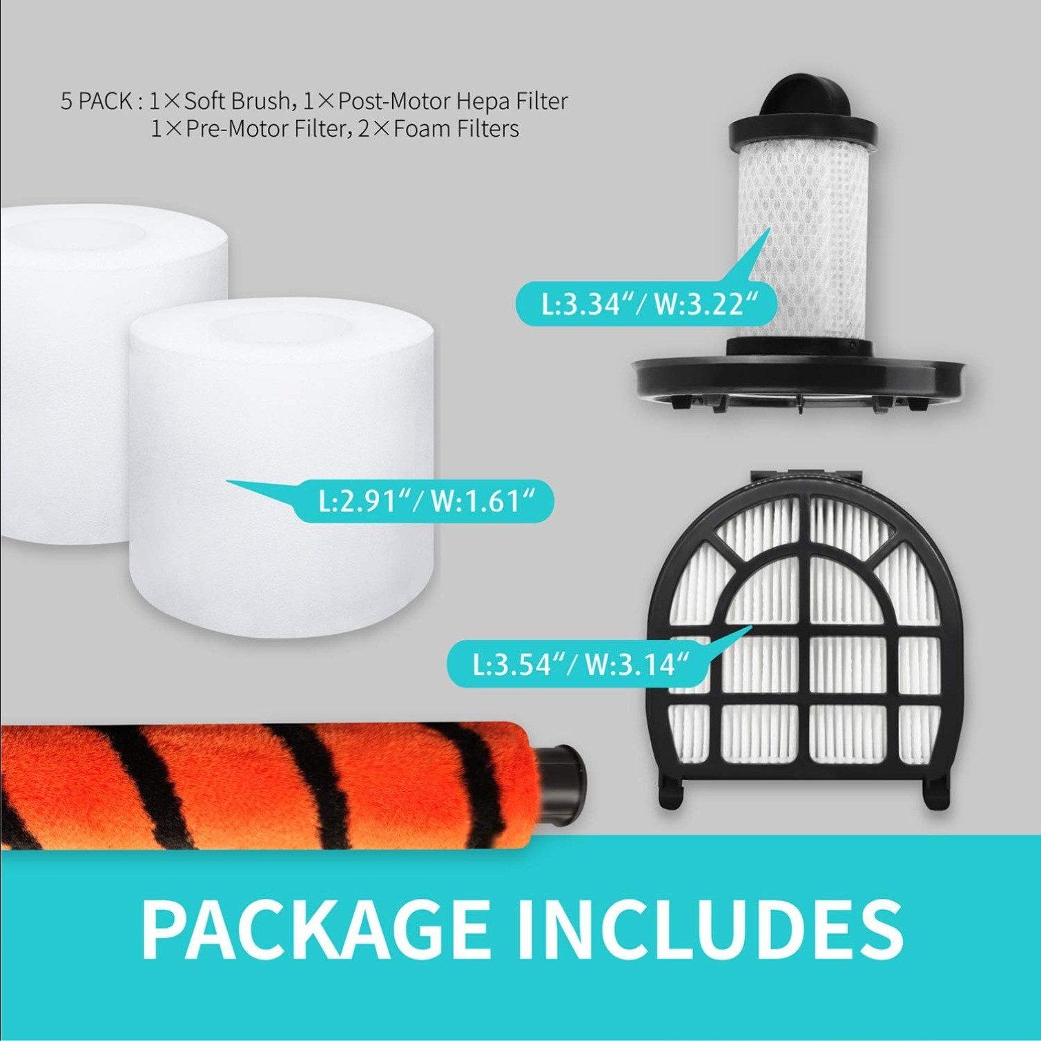 Replacement Parts For Shark LZ600-LZ602C APEX UpLight DuoClean Vacuum Cleaner