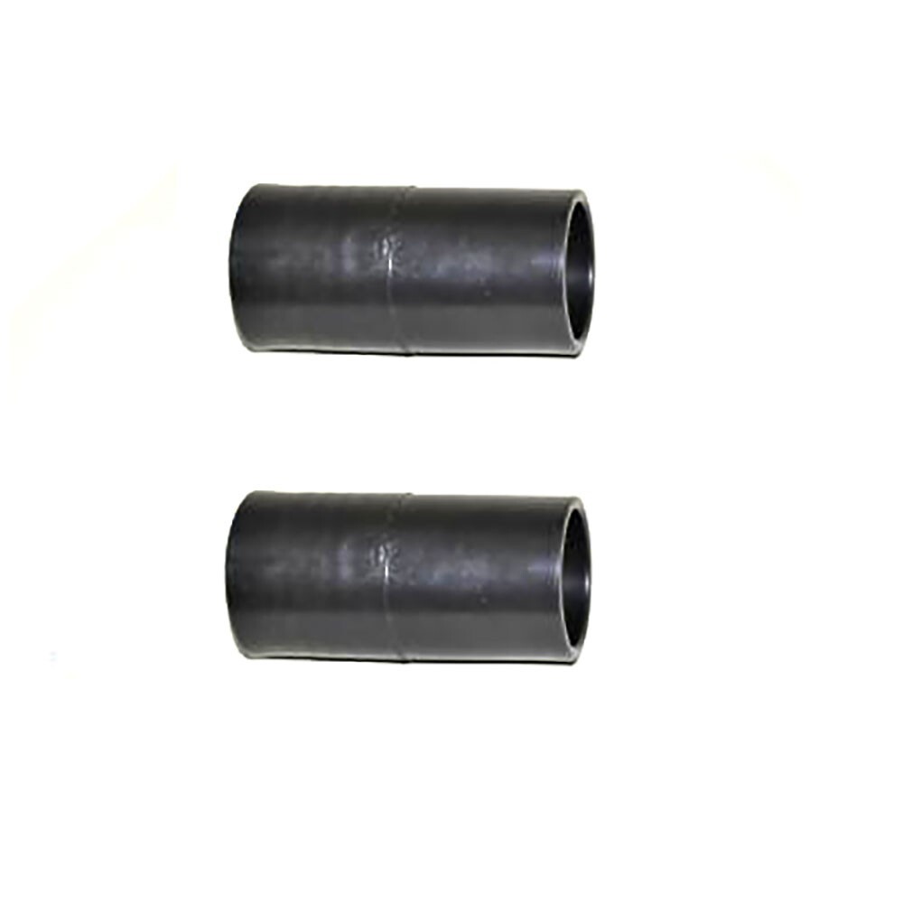 (2) Fit all Commercial 1 1/4″ to 1 1/2″ Crushproof Black Hose Cuff # 12515EBK