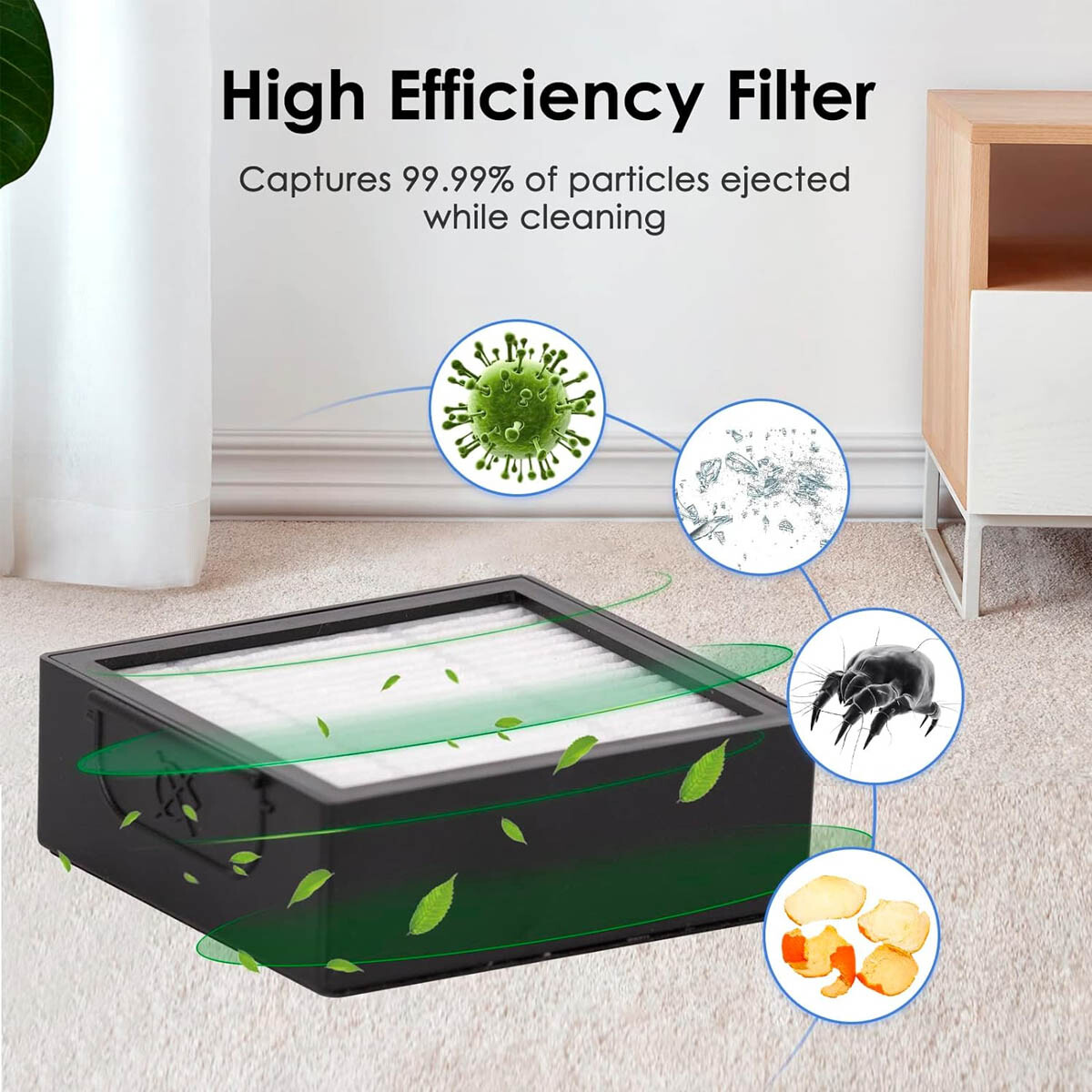 6x Replacement HEPA Filter For iRobot Roomba Combo J7+ plus Combo j5+ Combo j9+