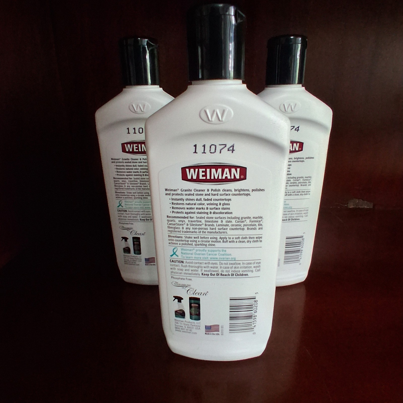 WEIMAN Granite Cleaner & Polish 8oz Lot Of 3 – HARD TO FIND – Discontinued New