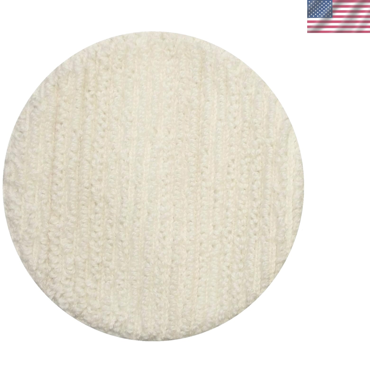 Versatile 12-Inch Orbiter Cleaning Pad for Low Nap Carpets and Hard Floors
