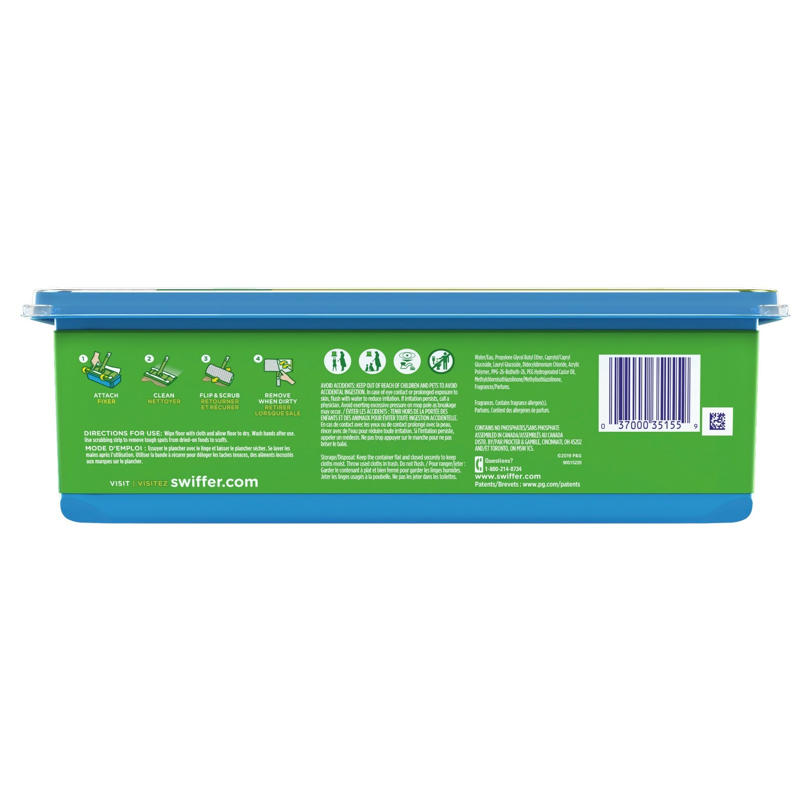 Swiffer Sweeper Wet Pad Refills, Open Window Fresh, 24 Count
