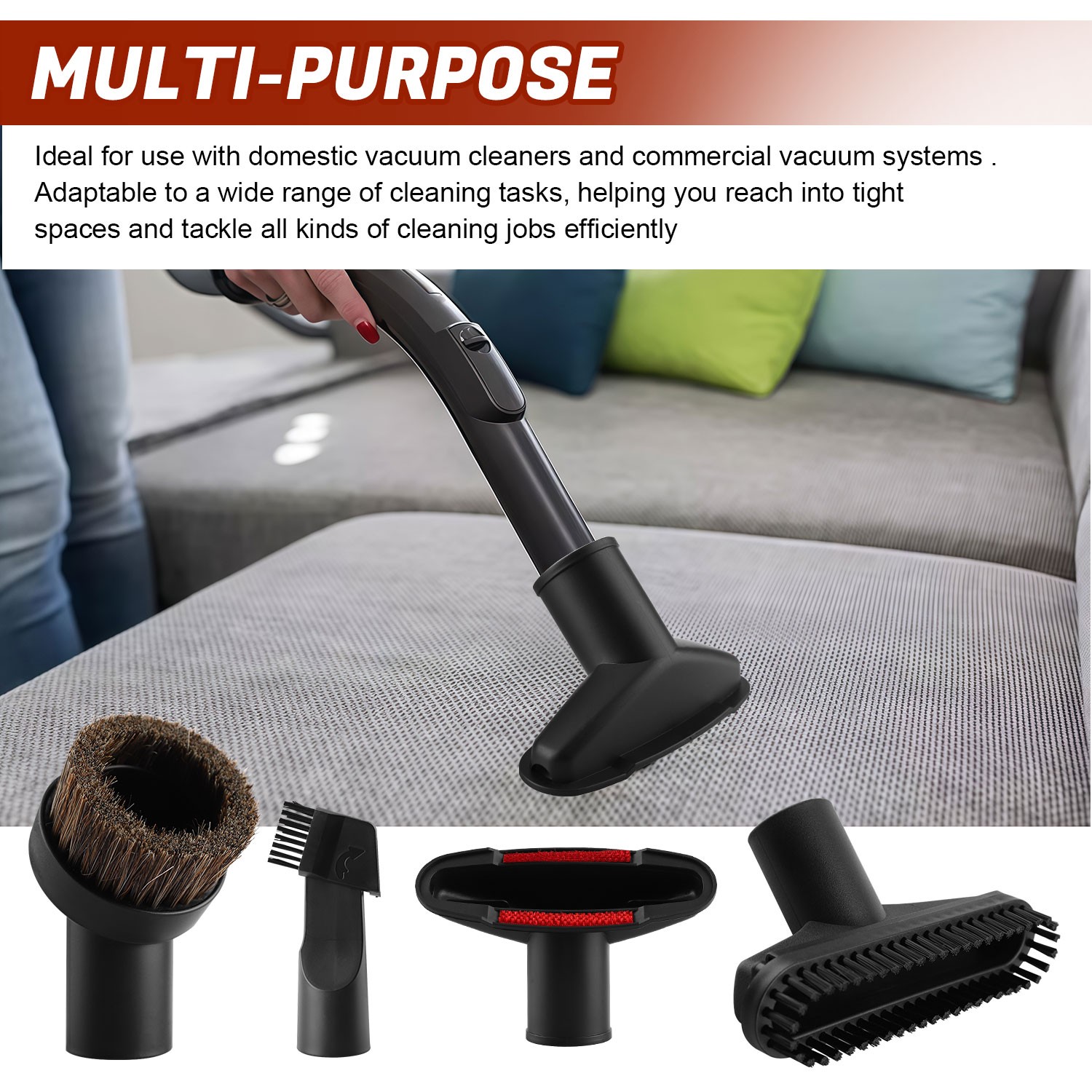 7Pcs for Shop Vac Household Cleaning Kit Attachments Vacuum Cleaner Accessories