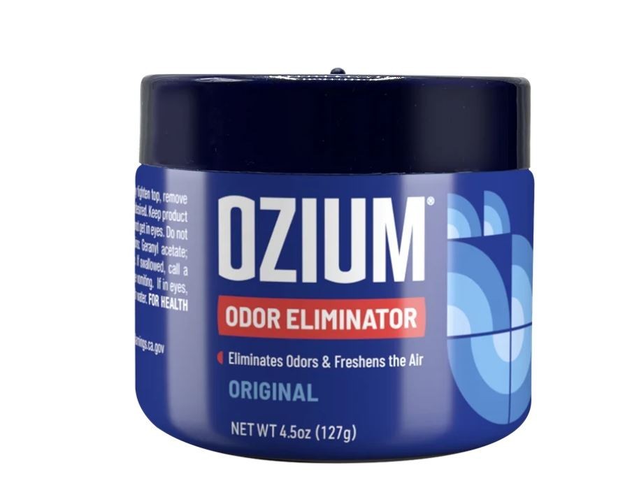 Ozium Air Sanitizer 4.5 oz Gel: Car Air Freshener, Original, 4 Packs