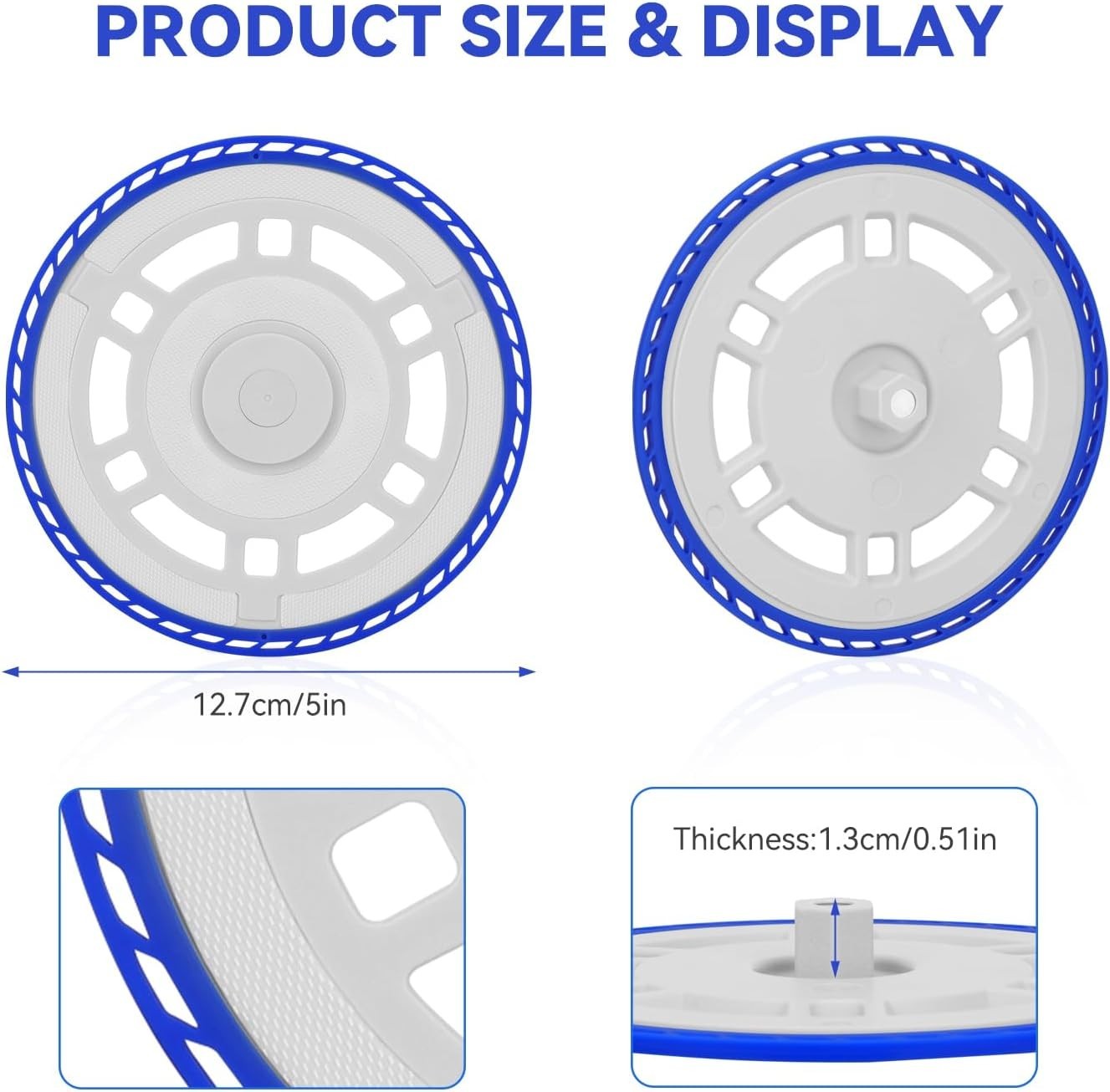 Easy Installation Mop Pad Holders for Ecovacs T30 & Yeedi M12 Pro – 2-Pack