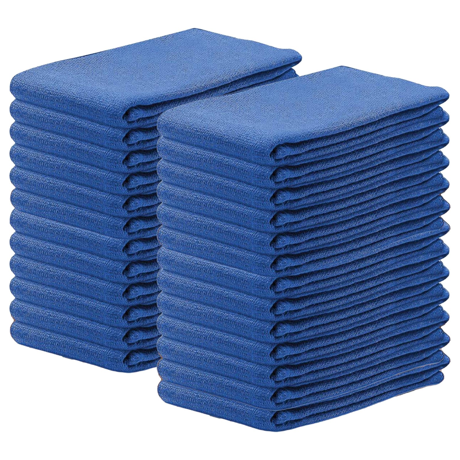 SupremePlus Blue Huck Towels – (Pack of 25) Shop Bulk Cleaning Towel, Multipu…