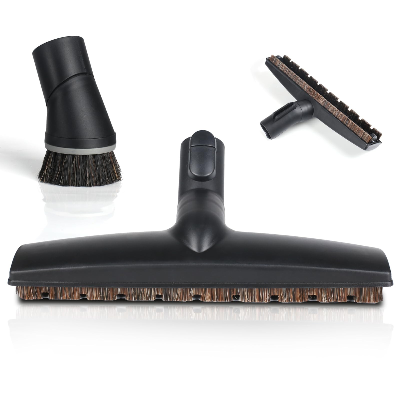 2-Piece 35mm Vacuum Attachments Set – Soft Bristles, Abrasion-Resistant, Strip R