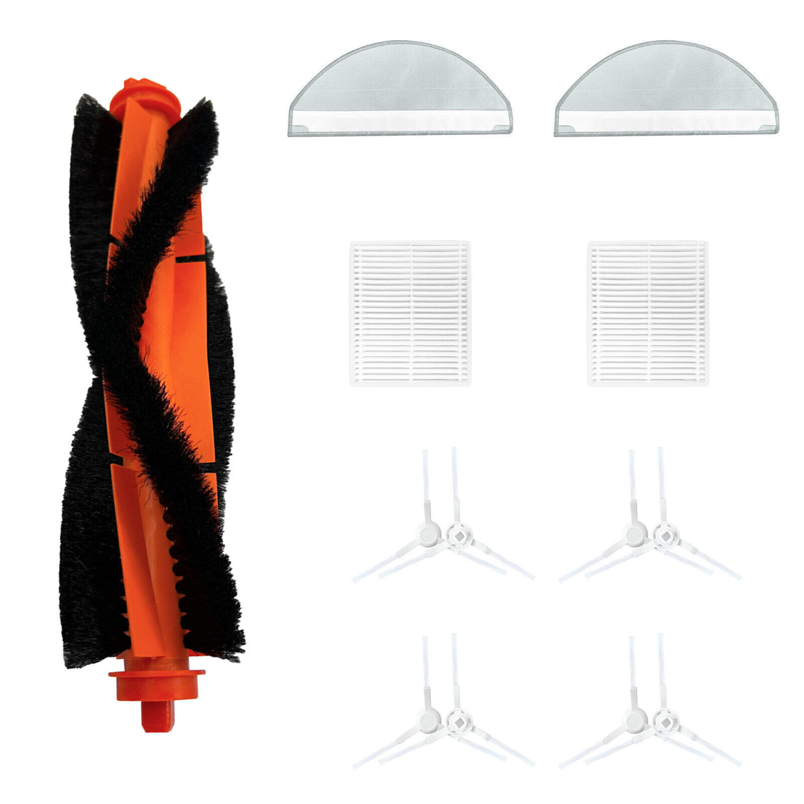 For Xiaomi Mijia Robot Vacuum E10/E12/B112 Filter Mop Cloth Main Side Brush Set