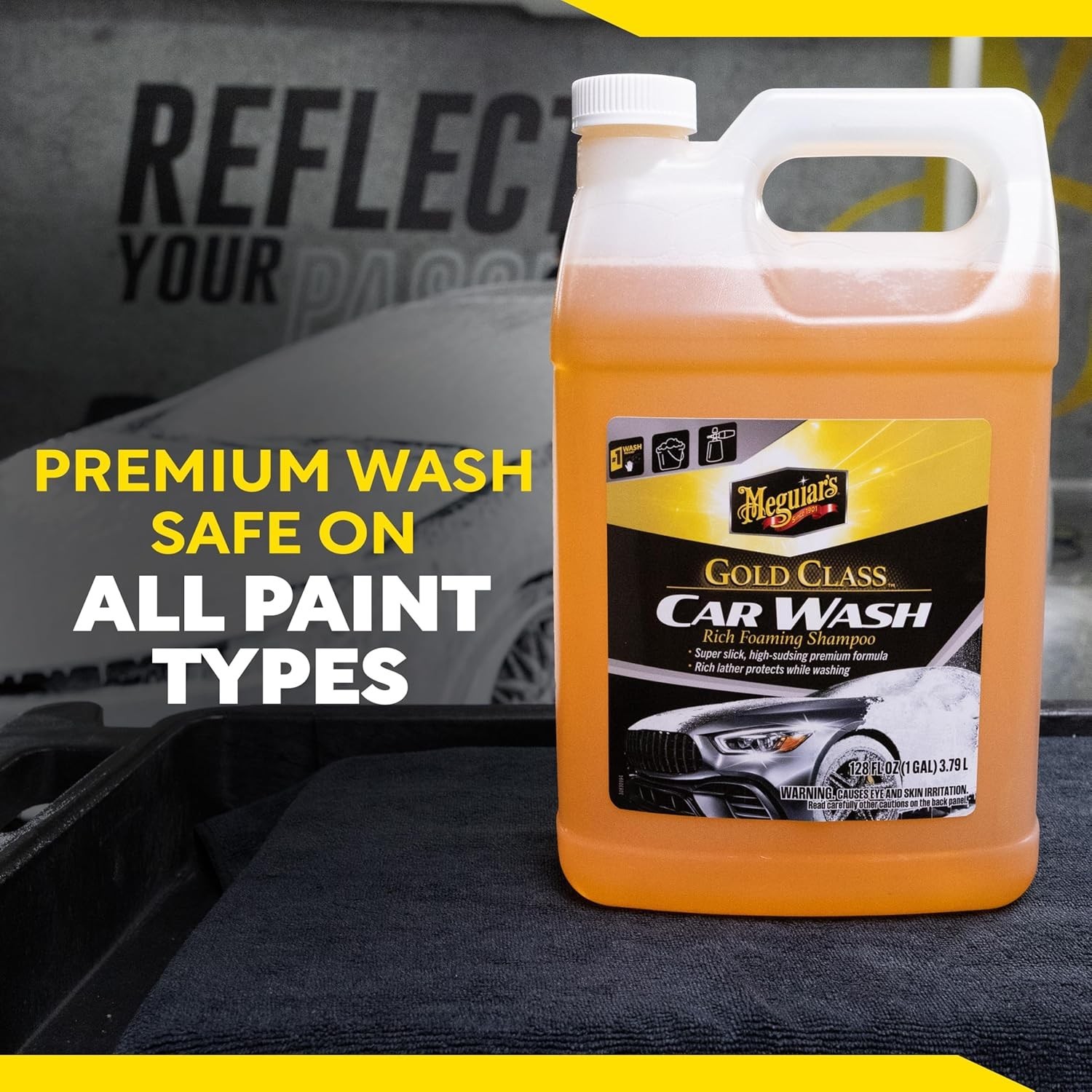Car Wash Soap High Gloss Finish Deep Clean for Cars Trucks SUVs Biodegradable 1
