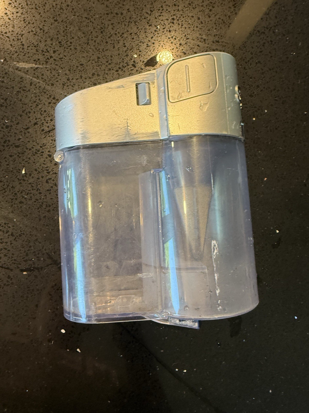 Shark Stratos QS3000QSL HZ3002 Dust Cup Bin Replacement Part Gray