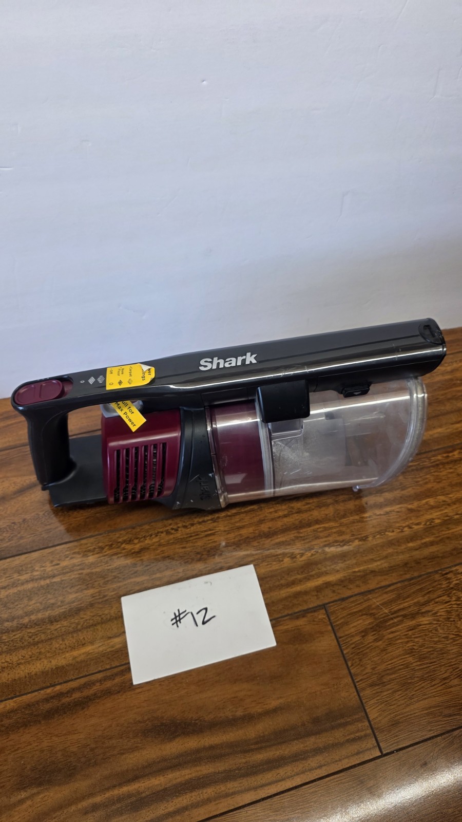 Shark Cordless Pet Pro Stick Vacuum Model IZ163H Motor /Bin/main Body Only