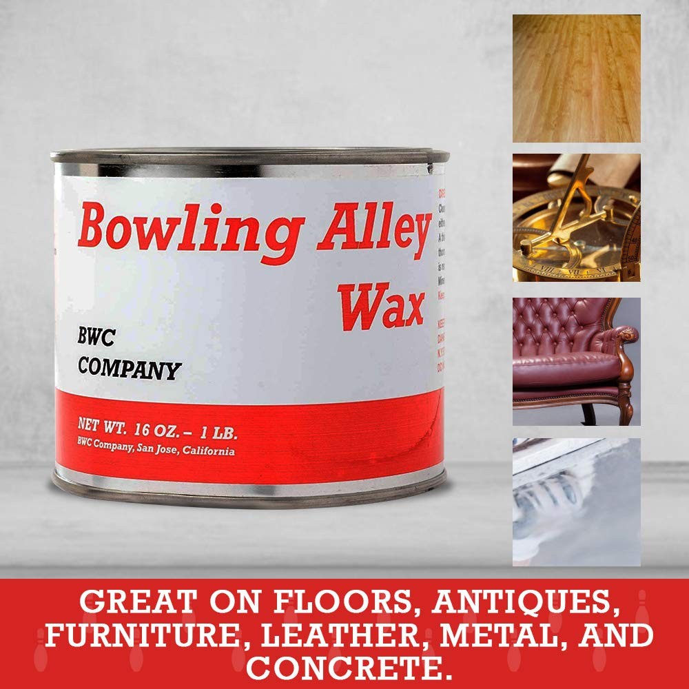 , Bowling Alley Wax, Clear Paste, 16 oz. Can – Surface Protection Wax for Pol…