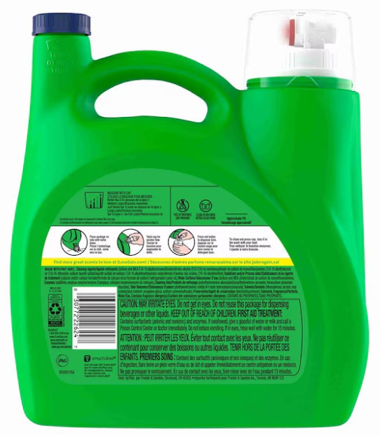 Gain Moonlight Breeze HE Liquid Laundry Detergent 177 fl oz 134 Loads