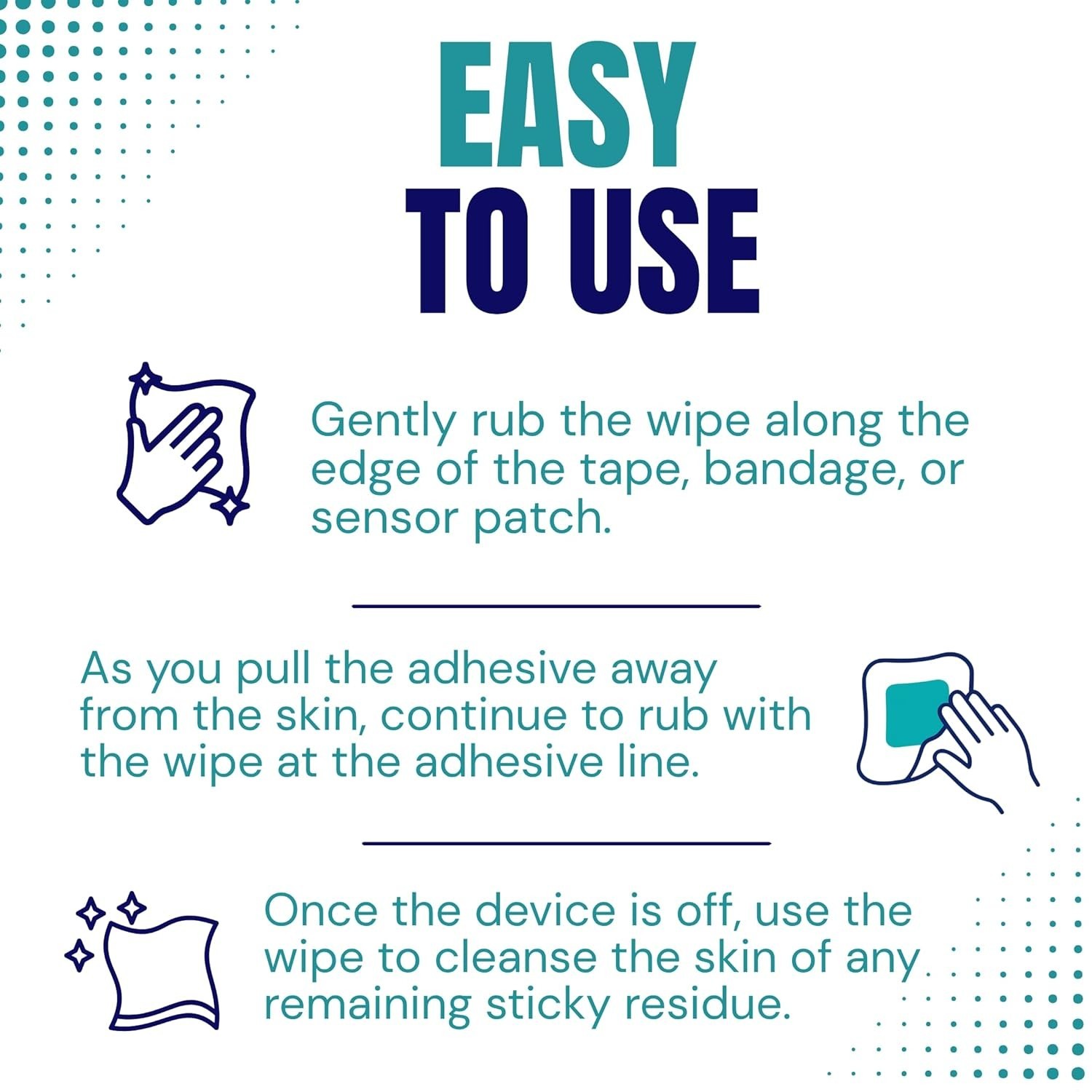 Trms408W – Tacaway Adhesive Remover Wipe, Non-Acetone, 50/Box