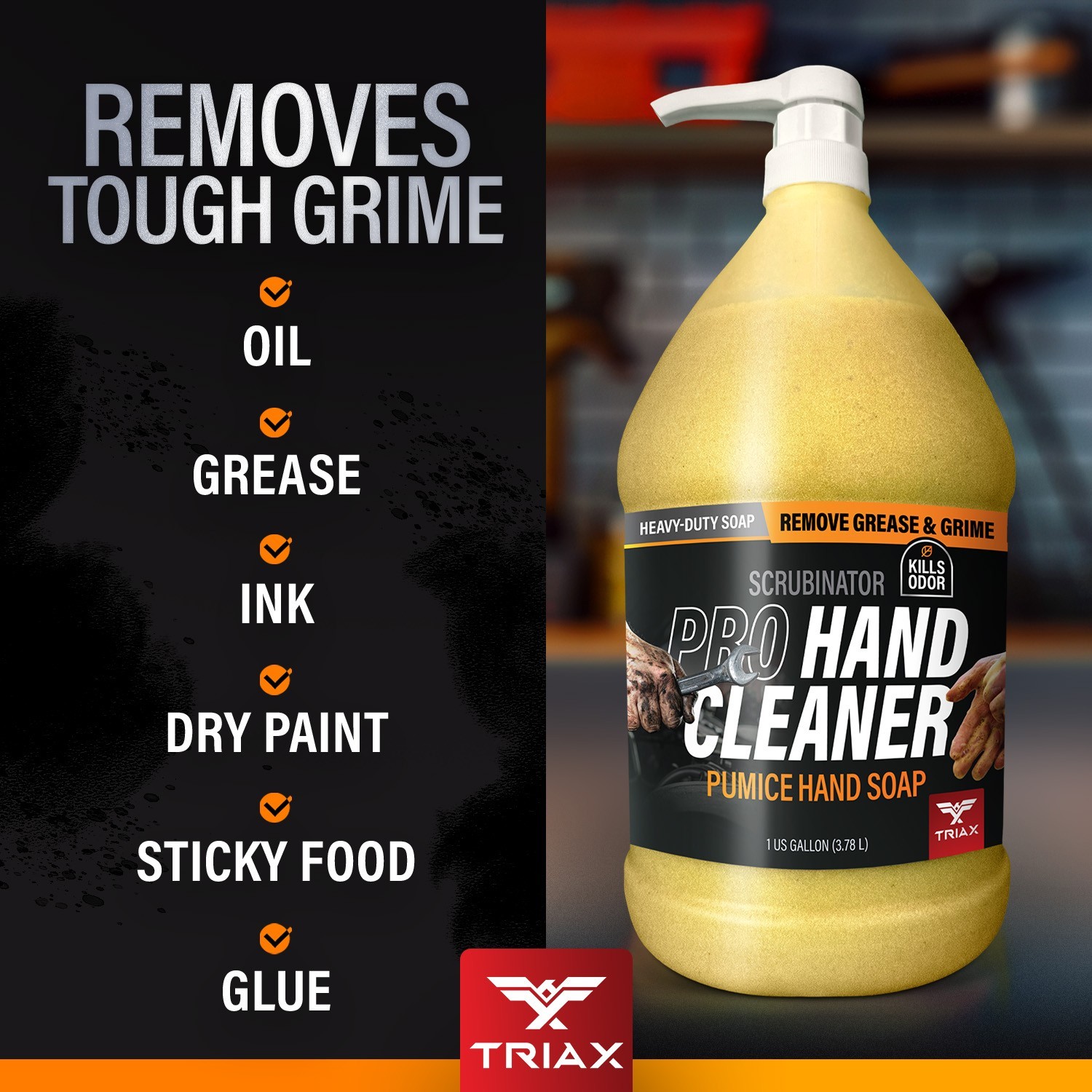 TRIAX Scrubbinator – Hand Scrub and Cleaner (1 Gallon)