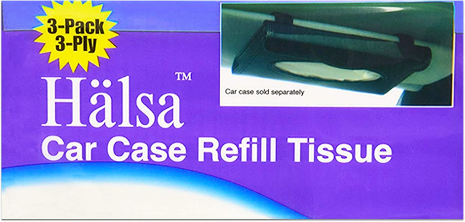 Tempo Car Tissues Refill Pack – 3 packs of 24