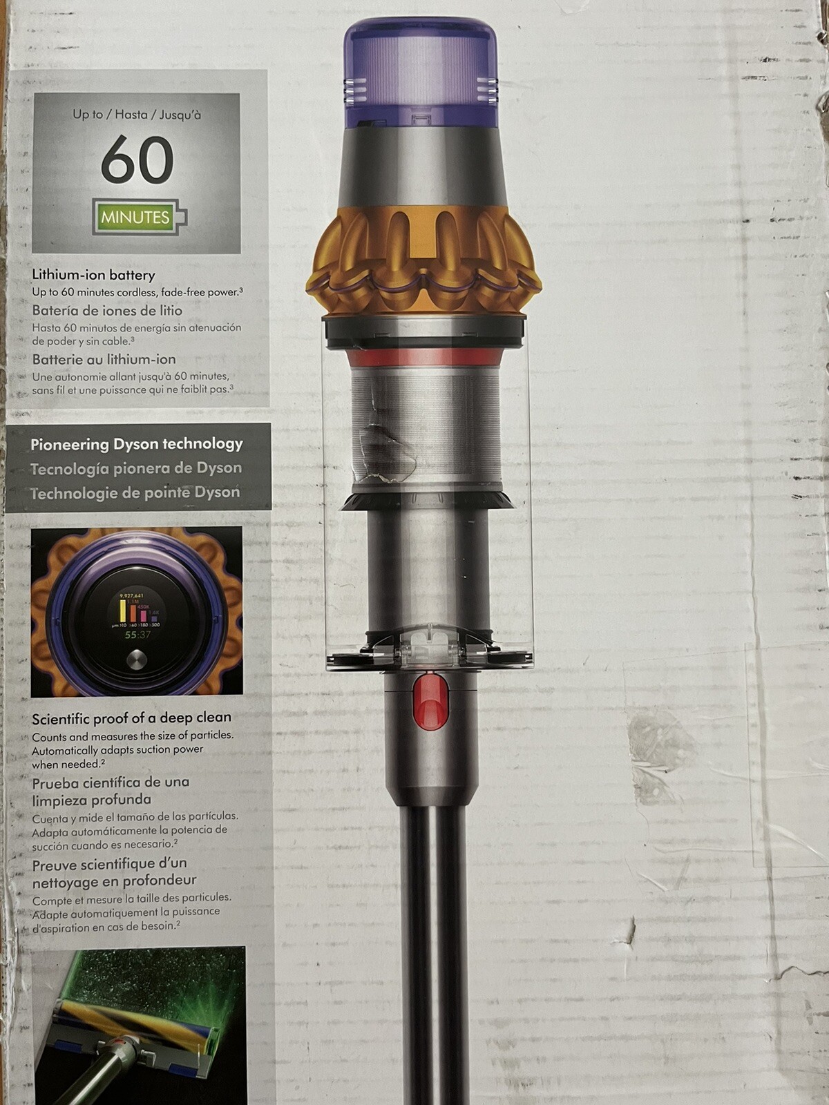 Dyson V15 Detect Total Clean Extra Cordless Vacuum Cleaner w/$100 In Tools New!