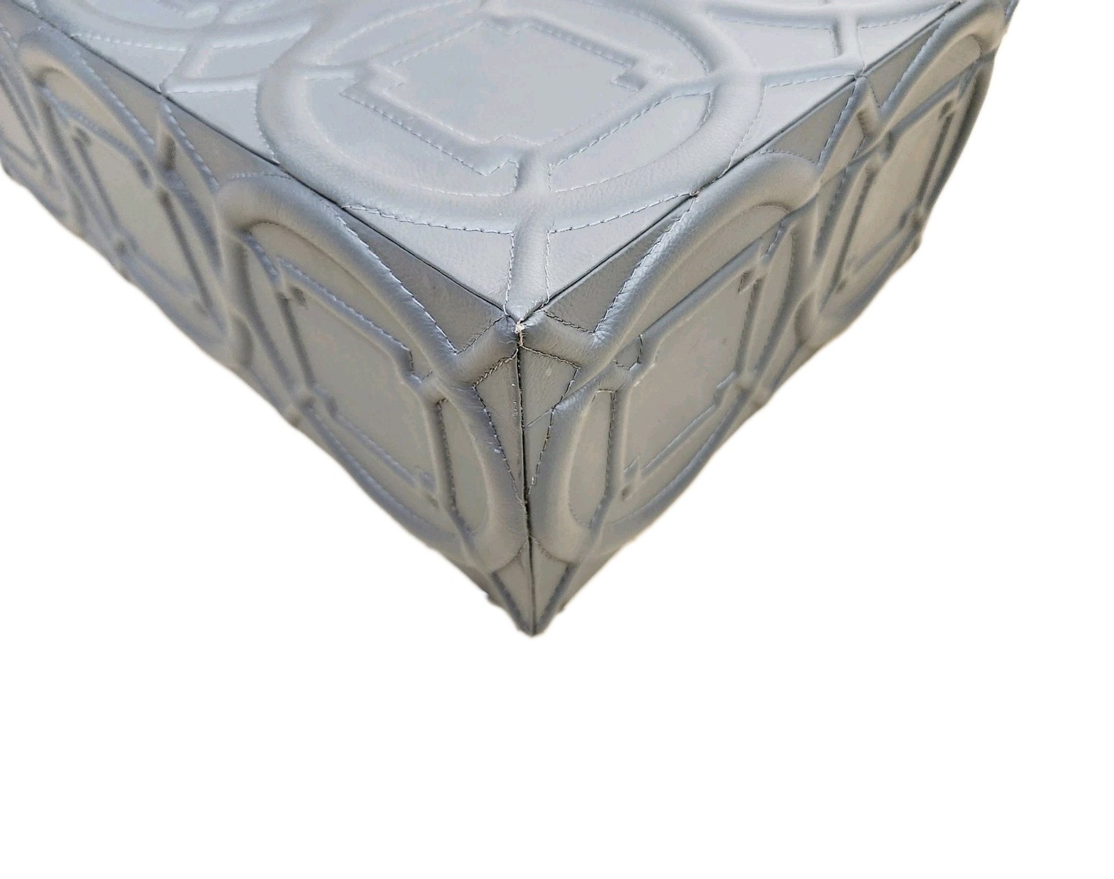 Global Views Large Gray Storage Box for Shoes, Clothing – 19.5″ x 13.5″ x 6.75″