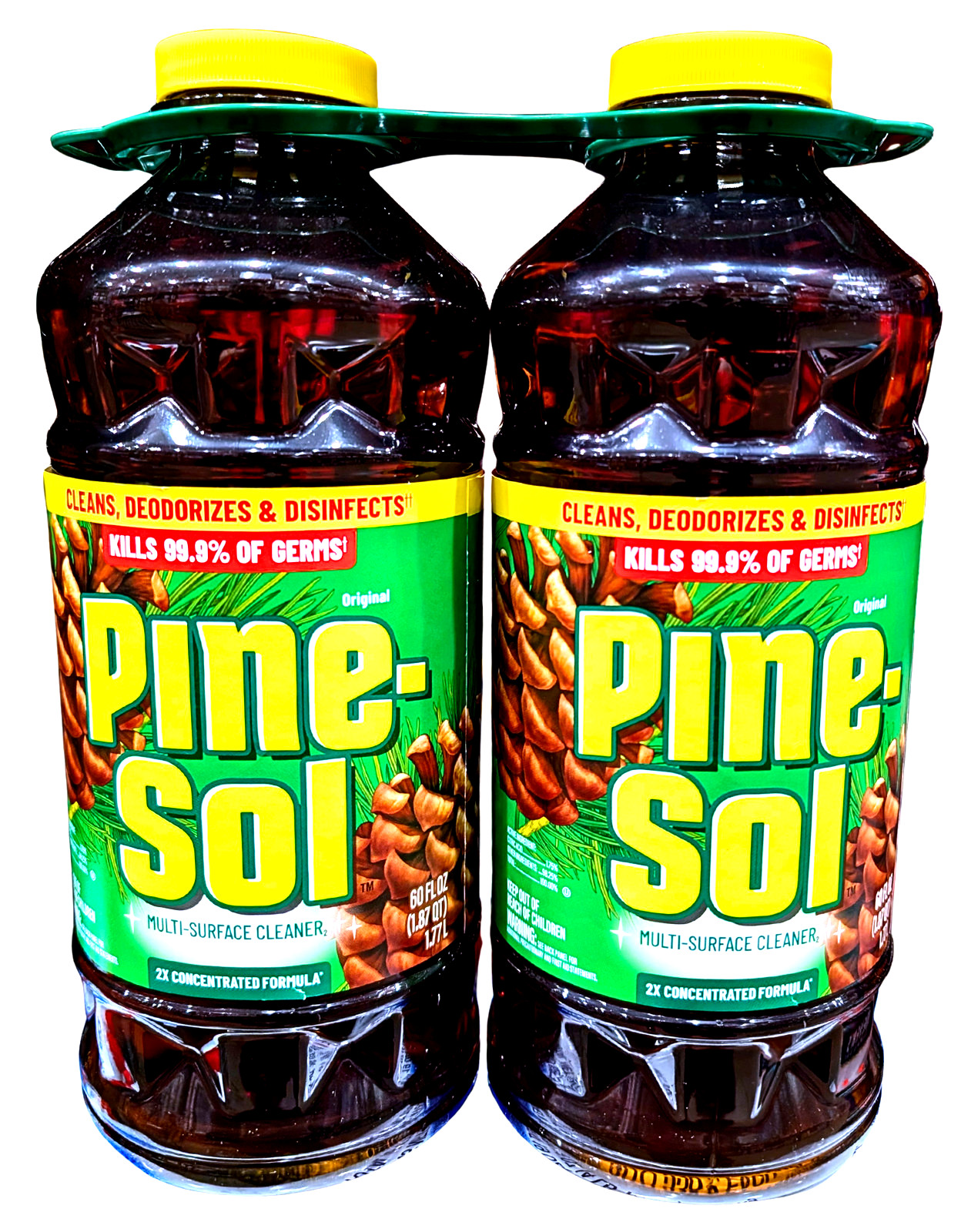 Pine-Sol Multi-Surface Cleaner 2X Concentrated Original 2 Count x 60 Fl Oz