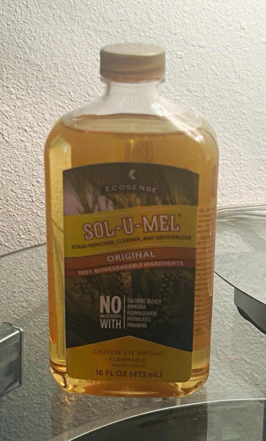EcoSense Sol-U-Mel All-Purpose Carpet Cleaner Deodorizer Liquid, 16 fl oz