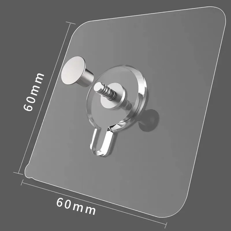 Strong Adhesive Wall Hooks No Drill Waterproof Picture Frame Hangers 10-50PCS