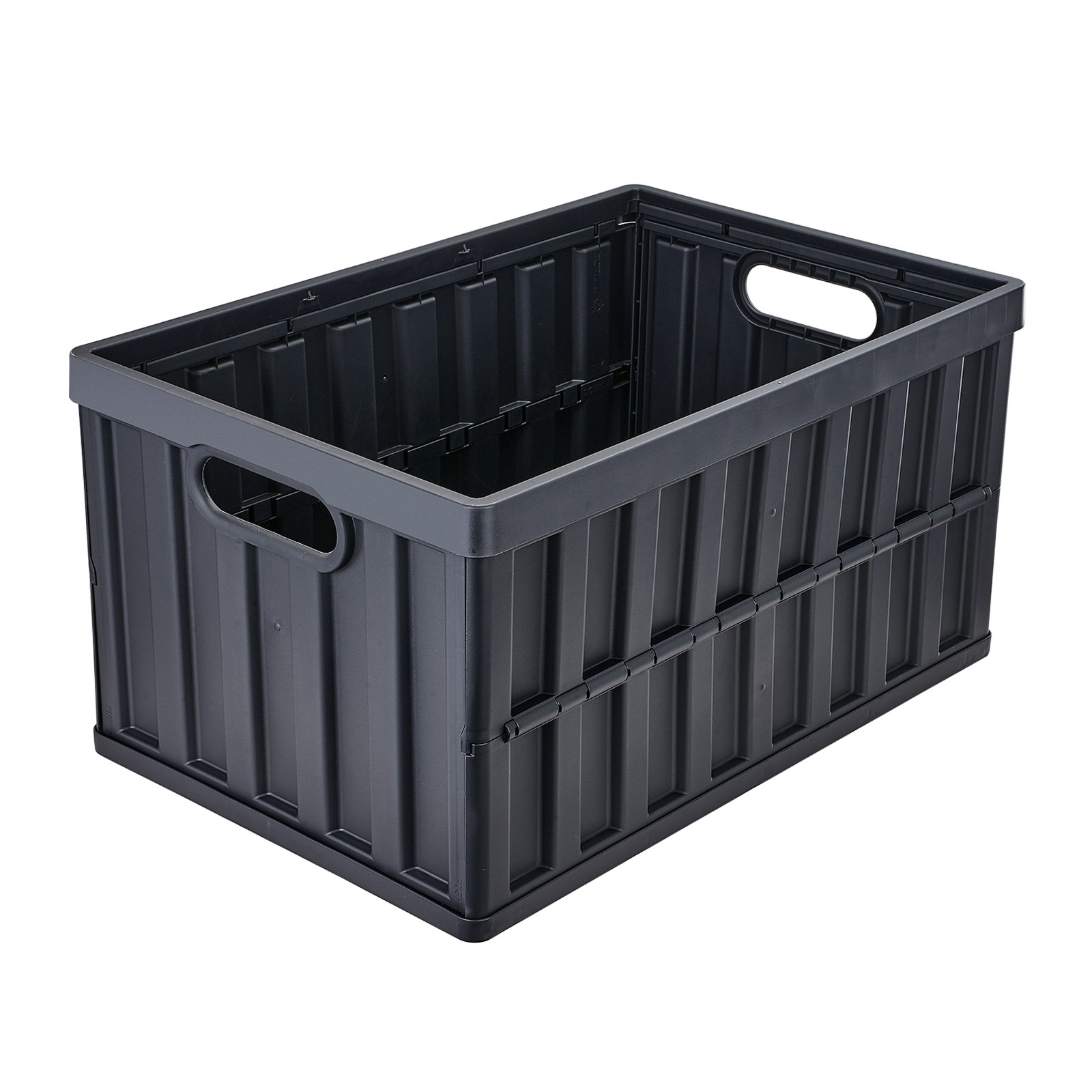 VEVOR Collapsible Storage Bins with Lids Folding Stackable Containers 65L 3-Pack