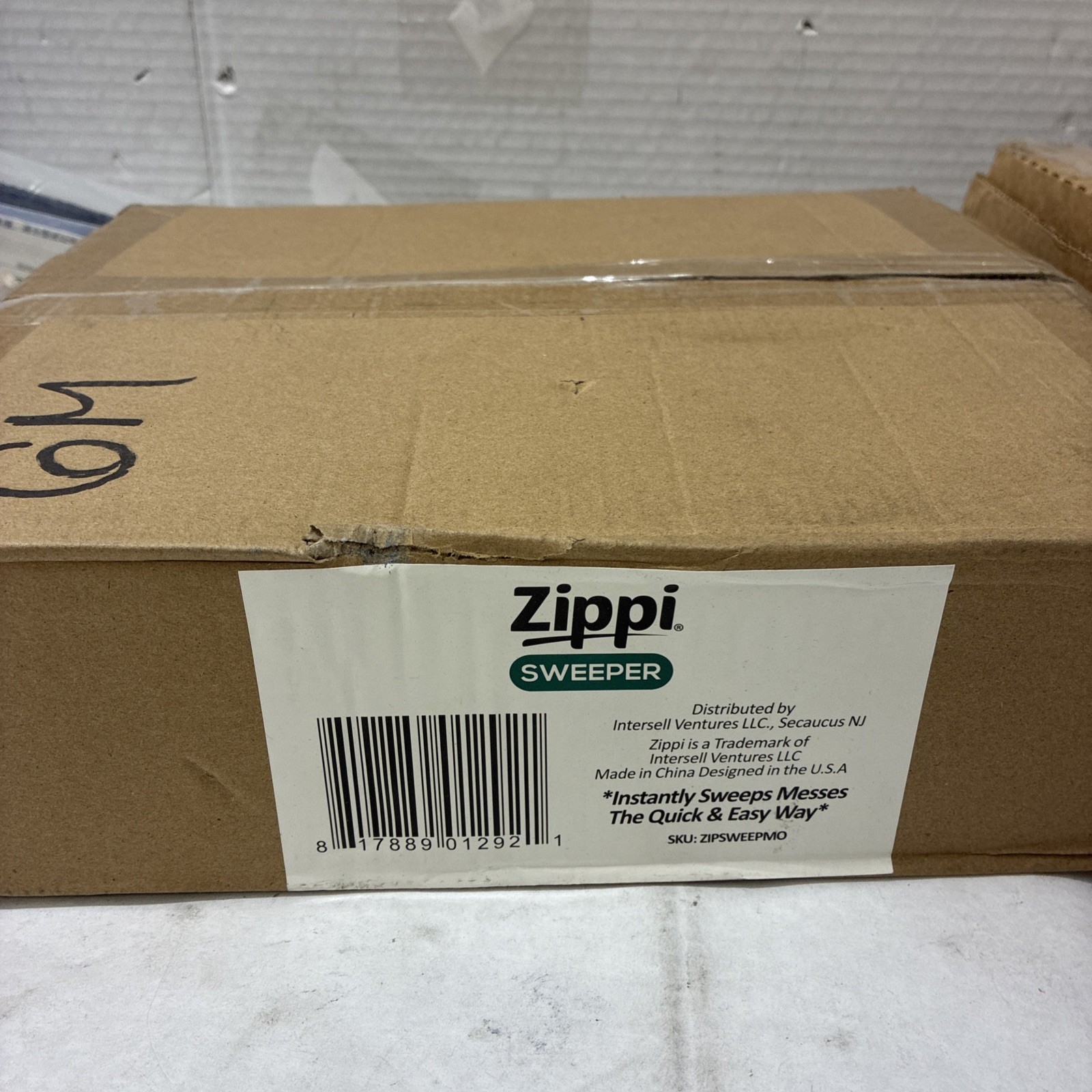 New Zippi Sweeper Standard Open Box Rechargeable 360 Cleaning Floor Sweep
