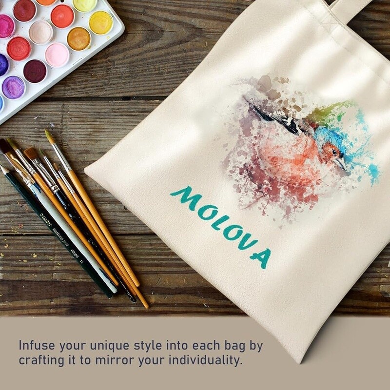 Large Reusable Cotton Canvas Tote Bag Grocery Beach Gifts DIY Shopping New