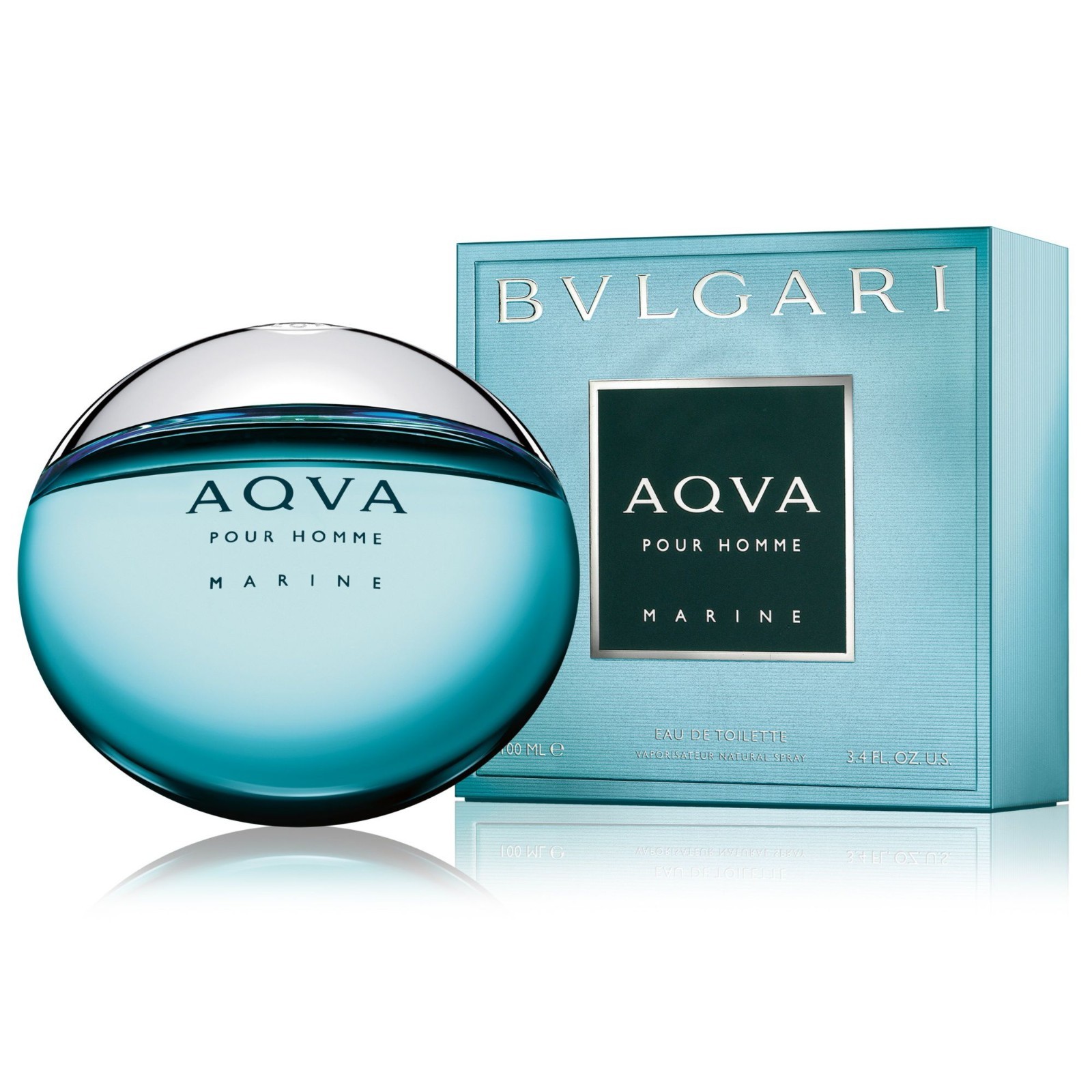 New Sealed Aqva Marine 3.4 Oz/100ml EDT Spray Aromatic Aquatic For Men USA SHIP