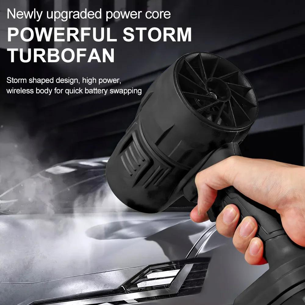 Turbo Jet Blower Cordless Super Power Mini Air Duster For Car Drying Cleaning US