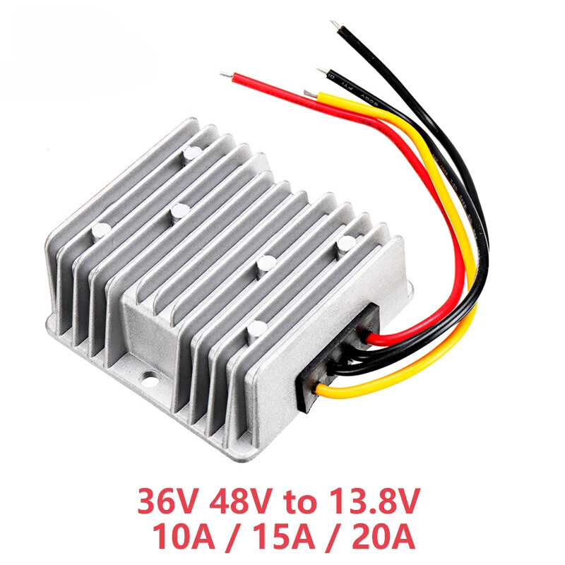 DC-DC Step Down Converter 36V-48V to 13.8V 100A 1380W Buck Regulator Golf Cart