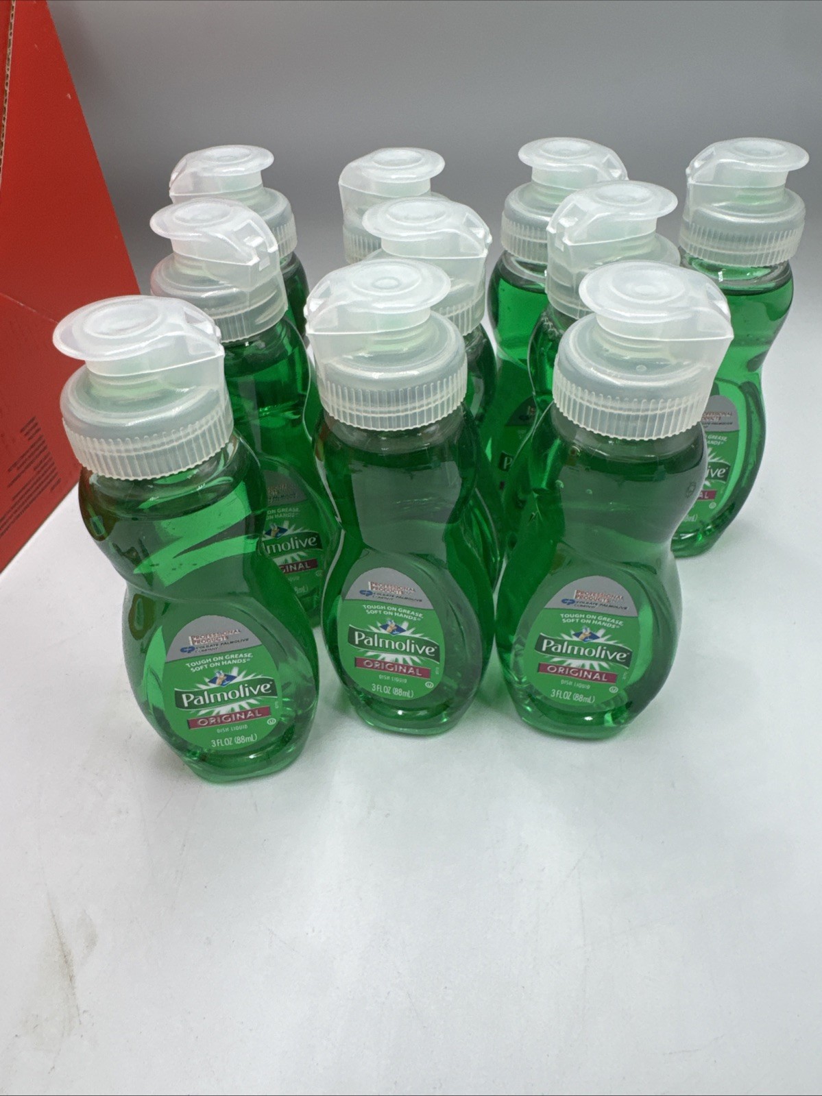 Lot of 10 Palmolive Original Travel Size Liquid Dish Soap 3 Fl Oz Bottles