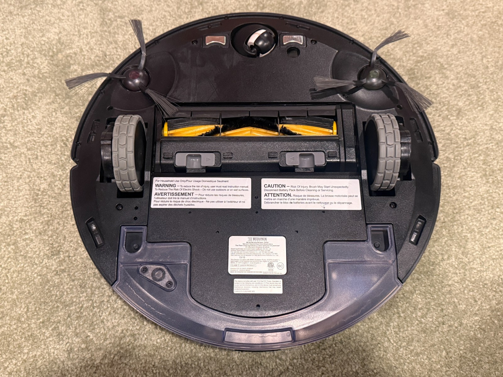 ECOVACS Deebot OZMO 920 2-in-1 Mopping Robotic Vacuum Cleaner Wi-Fi Smart App
