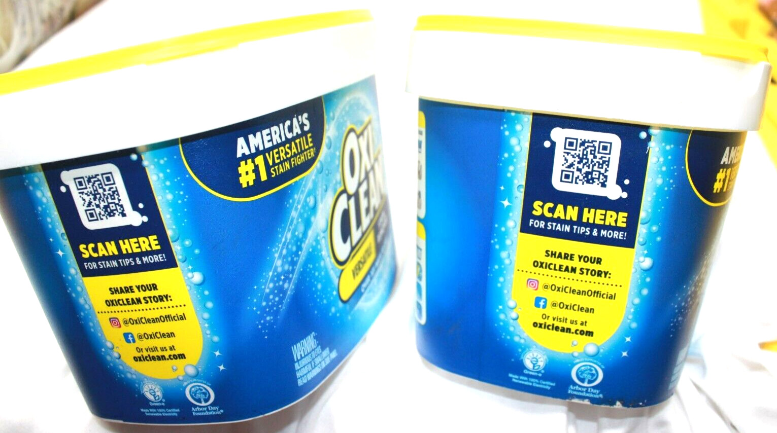 New Oxi Clean Versatile Stain Remover Powder, 6 Lb – 2x 3lb container Lot