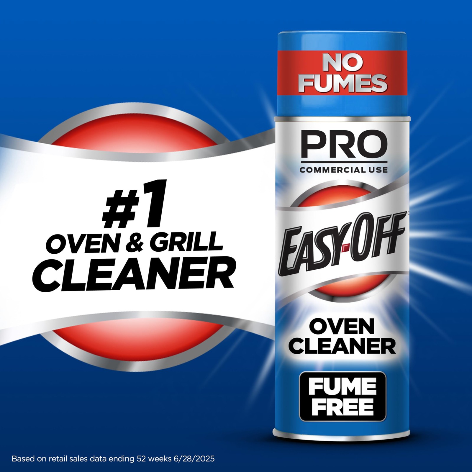 EasyOff Fume Free PRO size Oven Cleaner Foam, Removes Grease & BurnedOn Food,…