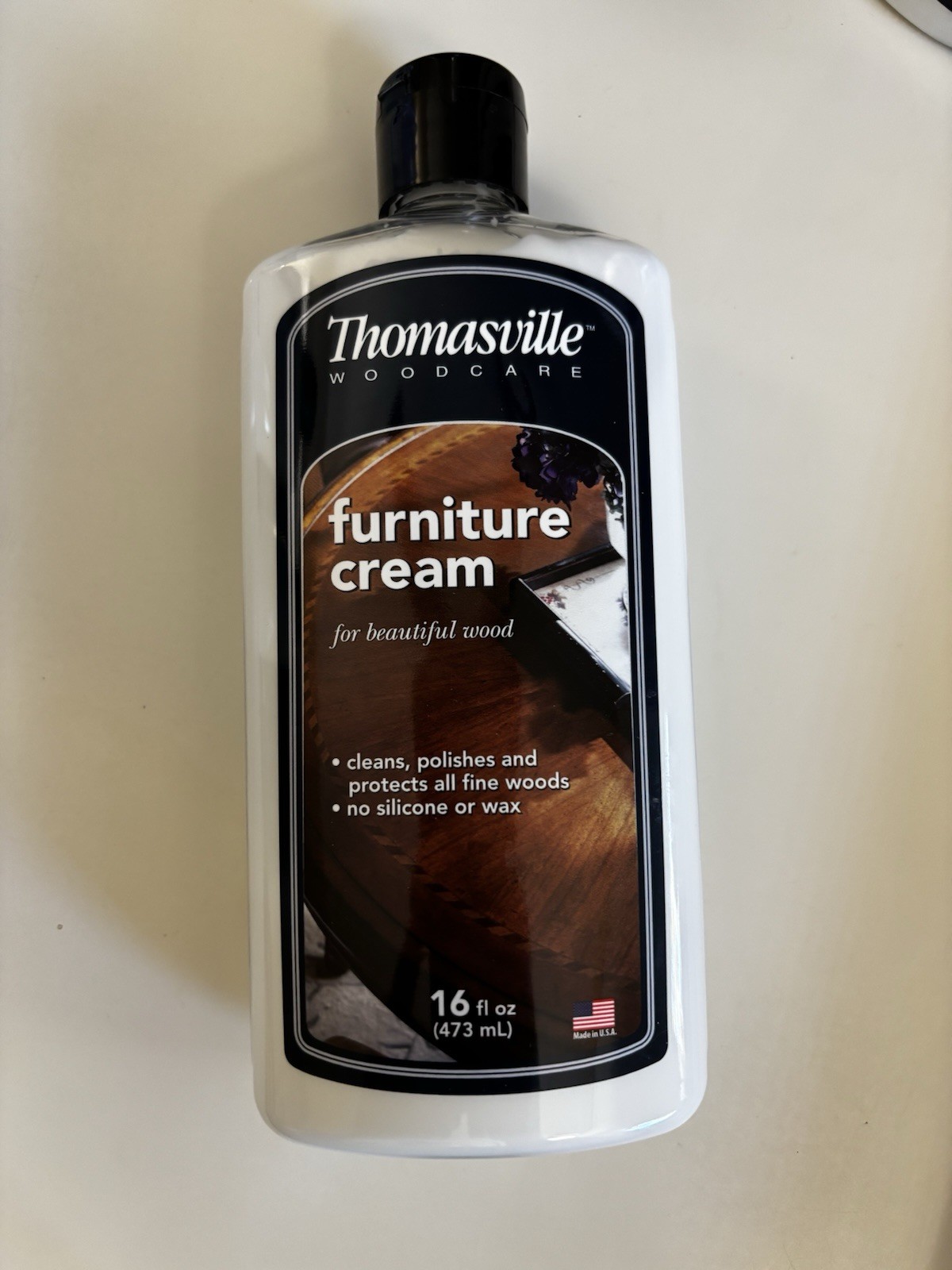 Thomasville Woodcare Furniture Cream 16 Fl Oz Clean Polish Protect Made In USA