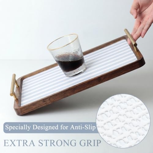 Shelf and Drawer Liner for Kitchen Cabinets 11.81 3.5″W x 13.6″L Blue Stripes